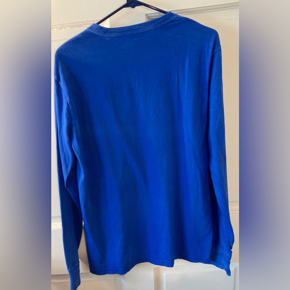 AE Royal blue LS T Shirt Unisex - Picture 2 of 2